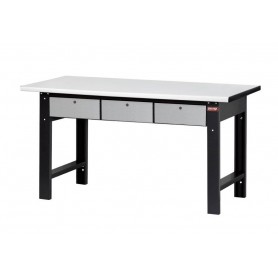 樹德 150cm 中型耐磨工作桌 黑色 WMD-5M