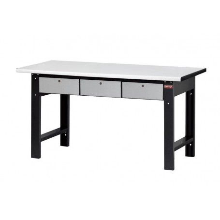 樹德 150cm 中型耐磨工作桌 黑色 WMD-5M
