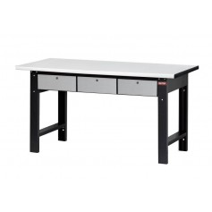 樹德 150cm 中型耐磨工作桌 黑色 WMD-5M