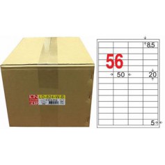 龍德 LD-824-W-B A4三用電腦標籤 56格 白色 1000大張