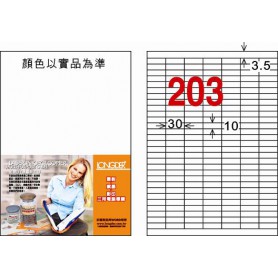 龍德 LD-850-W-C A4三用電腦標籤 203格 白色 20大張