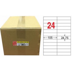 龍德 LD-884-W-B A4三用電腦標籤 24格 白色 1000大張