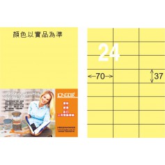 龍德 Y系列 淺黃三用電腦標籤 小包20 大張