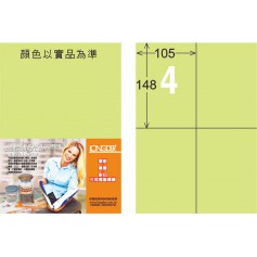 龍德 G系列 淺綠三用電腦標籤 中包105 大張