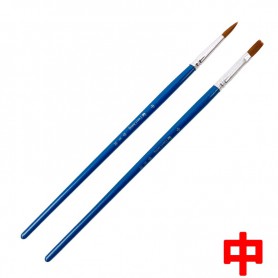 天成 學生水彩筆 中號 / 平/圓頭