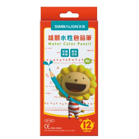 雄獅 水性色鉛筆 紙盒
