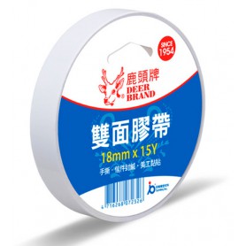 四維 鹿頭雙面膠帶 12mmx15Y DFS3