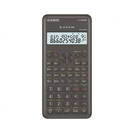 [公司貨 2 年保固]CASIO 計算機 fx-350MS-2 第二代 2 列顯示 標準科學型工程計算機
