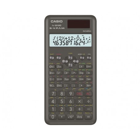 [公司貨 2 年保固]CASIO 計算機 fx-991MS-2 第二代 2 列顯示 401 函數 標準科學型工程計算機