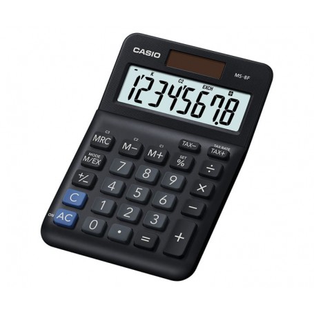 [公司貨 2 年保固]CASIO 計算機 MS-8F 8 位數 匯率計算 迷你桌上型計算機