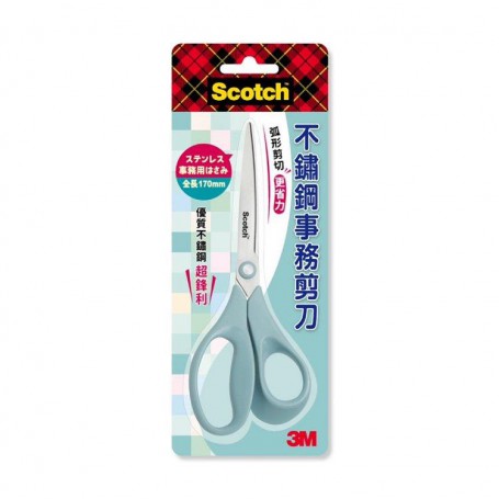 3M Scotch 不鏽鋼事務剪刀 6.5吋 SS-AS6.5